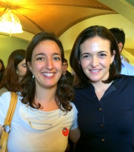 Sarah and Sheryl Sandberg